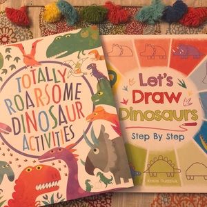Dinosaur activity books new never used